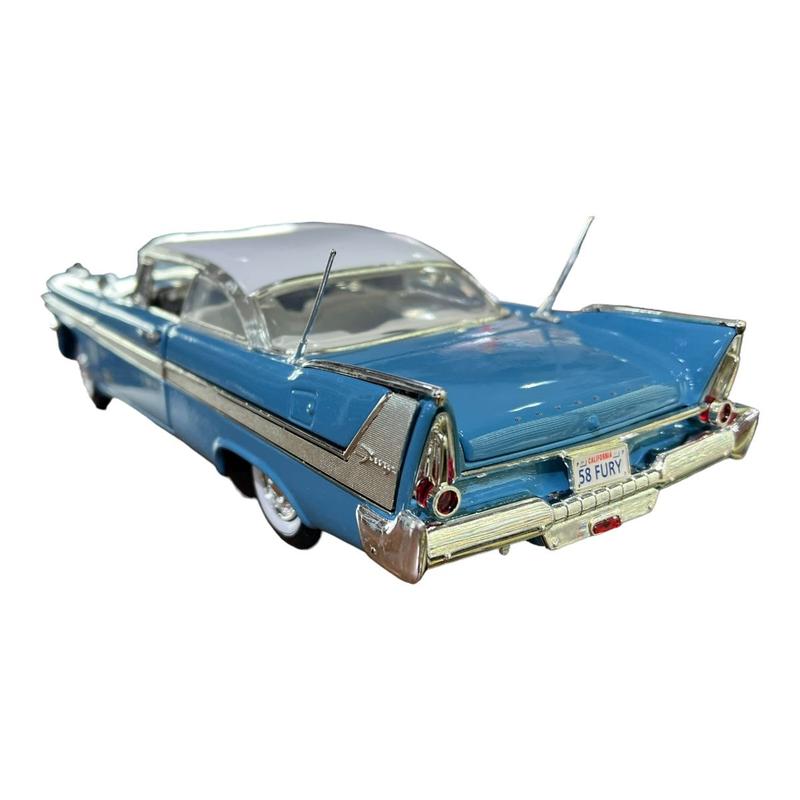 Miniatura Plymouth Fury 1958 Azul Motormax 1:18 - Carrinhos e Cia